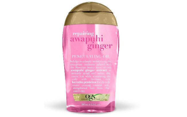 O Repairing Awapuhi Ginger Penetrating Oil, da Ogx, é um óleo hidratante e reparador dos fios enriquecido com Awapuhi Ginger, um tipo de gengibre havaiano l R$ 58