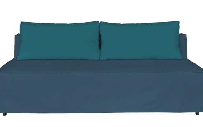 O sofá pode ser transformado em cama em poucos segundos, o que o torna ainda mais confortável. Batizado de ClicClac Barcelona, este modelo mede 2 x 0,93 x 0,61 m. Futon Company, R$ 4.704