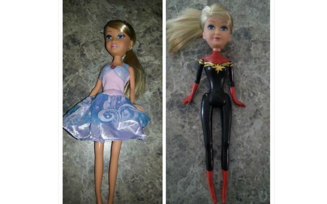 Mulher australiana transforma bonecas em super-heroínas depois de pedido da filha de 3 anos 