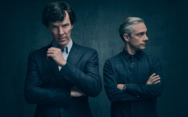 Benedict Cumberbatch e Martin Freeman protagonizam a série 
